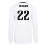 Dres Real Madrid Antonio Rudiger #22 Domaci 2022-23 Dugi Rukav